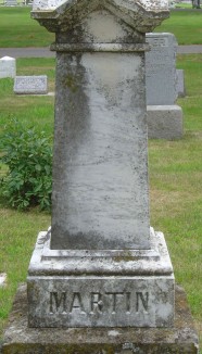 Isaac & Mary's tombstone